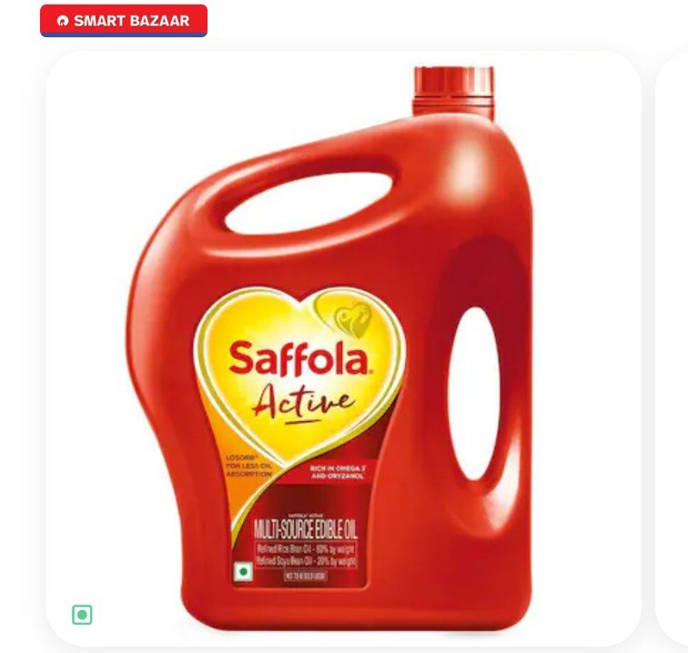 Saffola Active Multi Source Edible Oil.