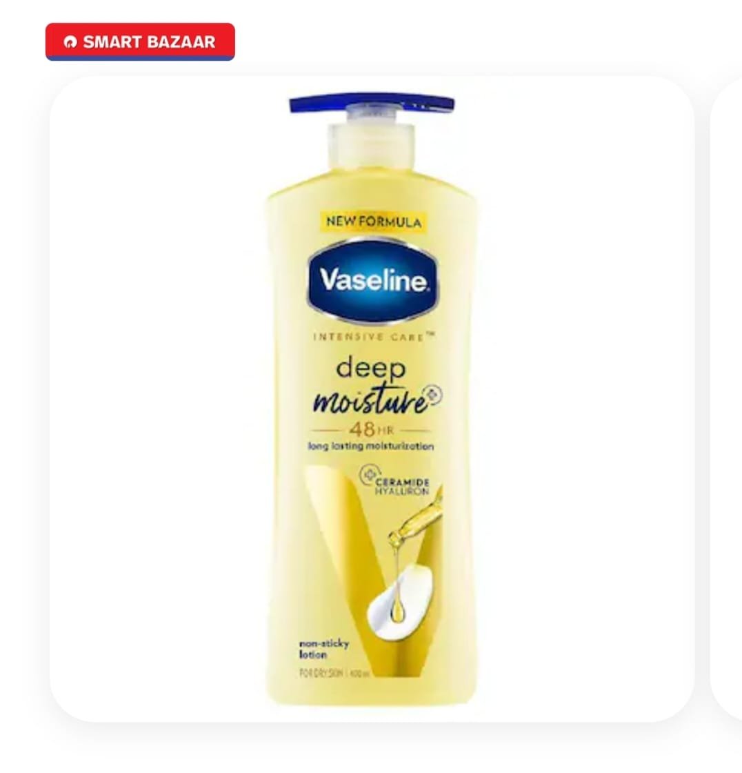 VASELINE DEEP MOISTURIZER BODY LOTION