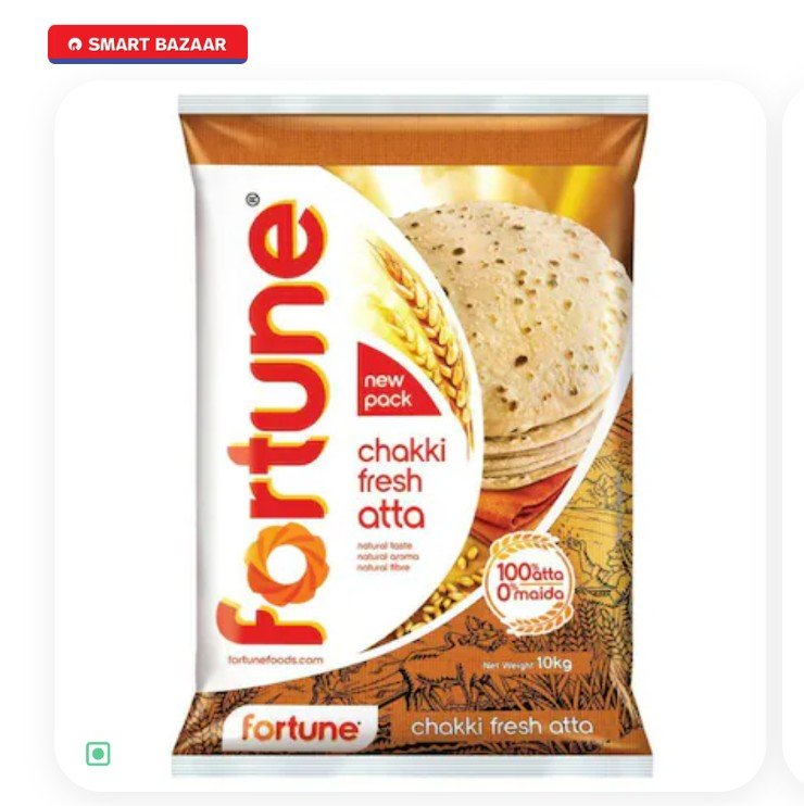 Fortune Chakki Fresh Whole Wheat Atta